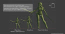 Harlow the Sciurian Sexy Pin-Up - 3D Printed Minifigures for Fantasy Miniature Tabletop Games DND, Frostgrave 28mm / 32mm / 75mm