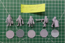 Army Hazmat Squad - Post Apocalyptic Miniature for Zona Alfa - Fallout Wasteland - Tabletop RPG - 20mm / 28mm / 32mm Scale Minifigures