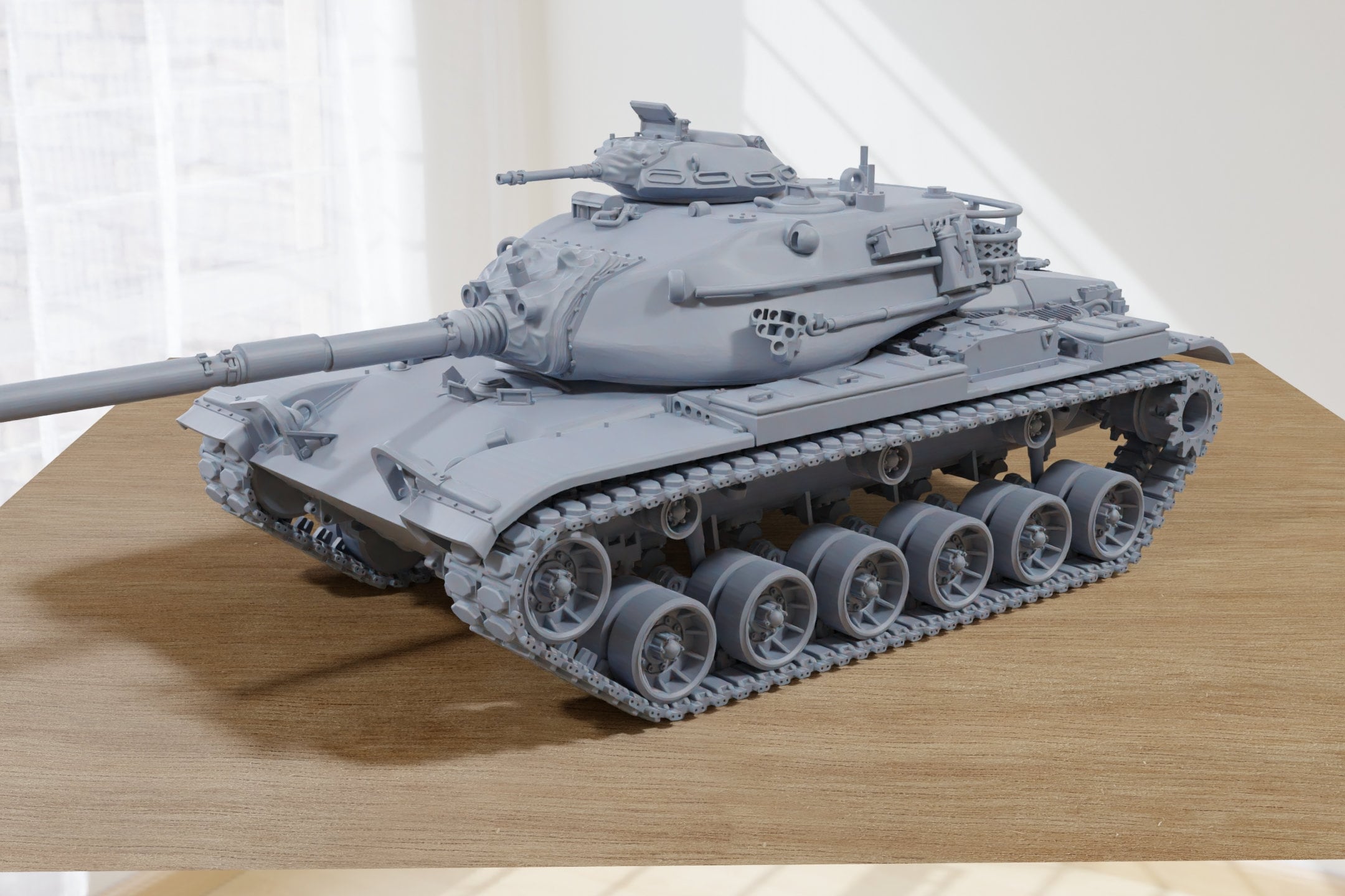 M60 A3 Main Battle Tank - 3D Resin Printed 28mm / 20mm / 15mm Miniature  Tabletop Wargaming Combat Vehicle