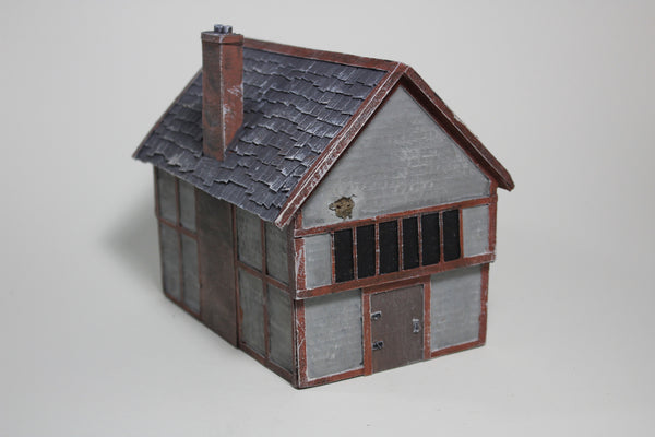 Video - How To Make a Miniature House Using Cardboard - 28mm Medieval House