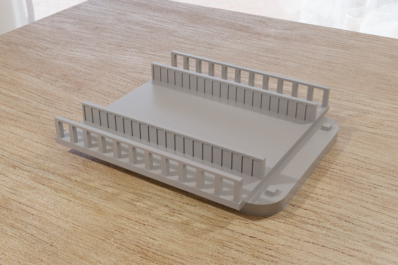 Flat Steel Bridge - Digital Download .STL Files for 3D Printing