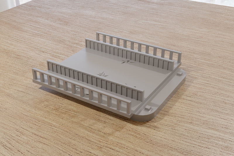 Flache Stahlbrücke - Digitaler Download. STL-Dateien für den 3D-Druck