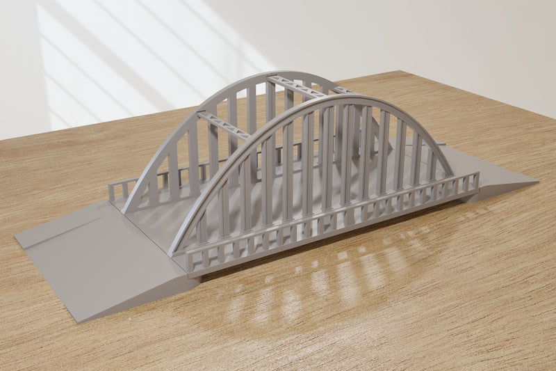 Arch Steel Bridge - Digital Download .STL Files for 3D Printing