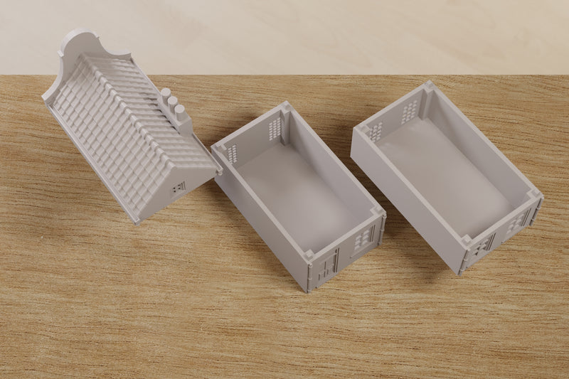 Dutch Canal Gable House - Delft 1 - Digital Download .STL file for 3D Printing