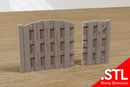 Dutch Backyard Garten Wooden Walls - Digital Download .STL file for 3D Printing