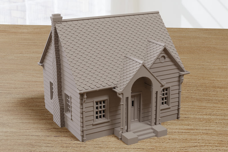 American Classic Suburban House SS1 - Digital Download .STL file for 3D Printing