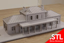 Carentan Train Station - Digital Download .STL file for 3D Printing