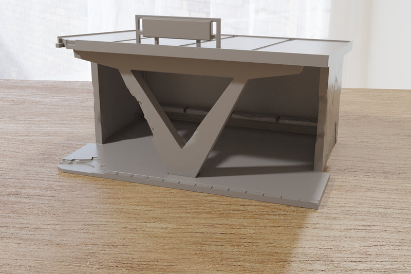 Sowjetische Bushaltestelle Zona Alfa - Digitaler Download .STL-Dateien für den 3D-Druck