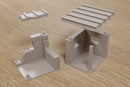 Betonblock-Wachposten – Zona Alfa Wargaming-Gelände – Digitaler Download (.STL-Datei für 3D-Druck)