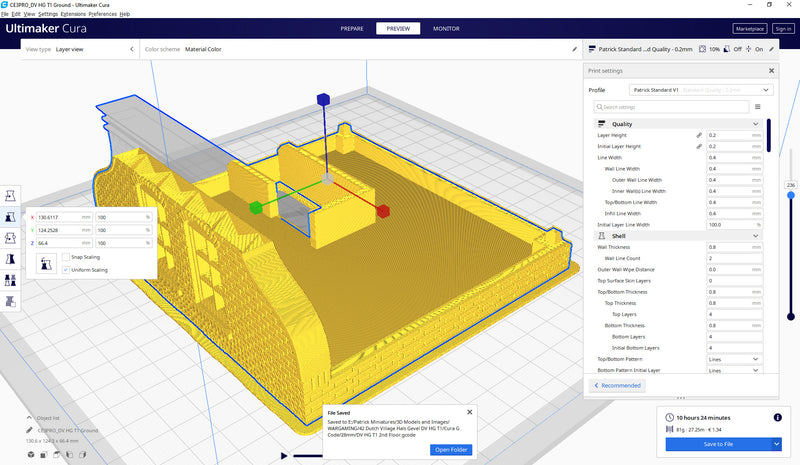 Dutch Village Hals Gevel DV HG T1 – Digitaler Download. STL-Dateien für den 3D-Druck