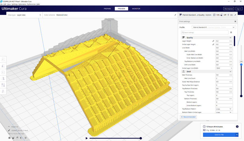 Dutch Village Hals Gevel DV HG T1 - Digital Download .STL Files for 3D Printing