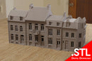 Dunkirk Row Houses Bundle – WW2 French Townhouses – 28mm Wargaming Terrain STL