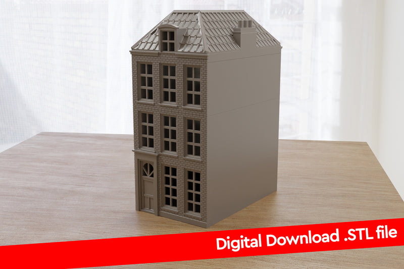 Arnhem Niederlande Historisches Gebäude DS T2 – Digitaler Download .STL-Dateien für den 3D-Druck