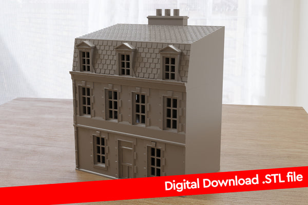 Normandy French Cottage DS T8 - Digital Download .STL Files for 3D Printing