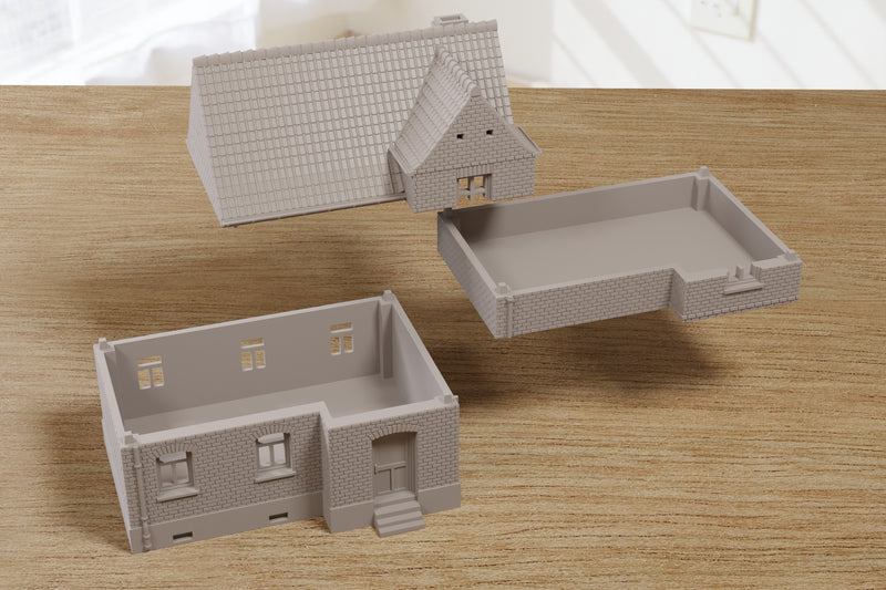 German Fulda Region House DS1 - Digital Download .STL Files for 3D Printing