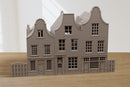 Dutch Canal Houses Delft Trio - Digital Download .STL file for 3D Printing