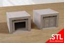 Soviet Truck Garage & Workshop – Zona Alfa & Modern Wargaming Terrain - Digital Download .STL file for 3D Printing