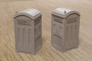 Modern Portable Toilet - Digital Download .STL Files for 3D Printing