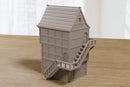 Medieval Night Life District House H2 - WW2 Miniature Wargaming Terrain - Digital Download .STL file for 3D Printing