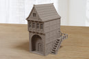 Medieval Night Life District House H2 - WW2 Miniature Wargaming Terrain - Digital Download .STL file for 3D Printing