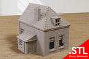 Oosterbeek Brick Row House SS01 - Operation Market Garden inspiriert - Digitaler Download. STL-Datei für 3D-Druck