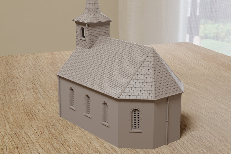 Ardennes Chapelle Sainte-Barbe – Battle of the Bulge - Digital Download .STL file for 3D Printing