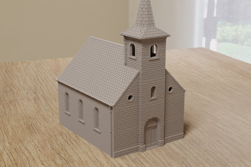 Ardennes Chapelle Sainte-Barbe – Battle of the Bulge - Digital Download .STL file for 3D Printing