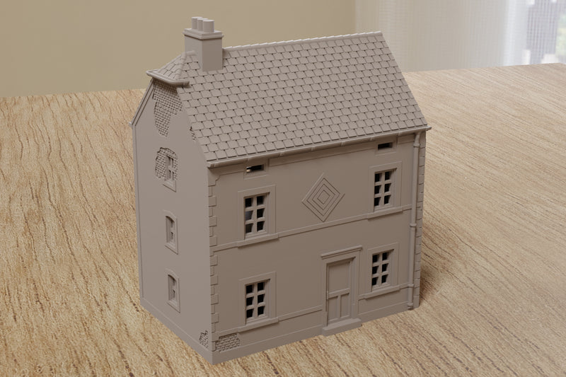 Ardennes Foy Village Cottage – Battle of the Bulge - Digital Download .STL file for 3D Printing