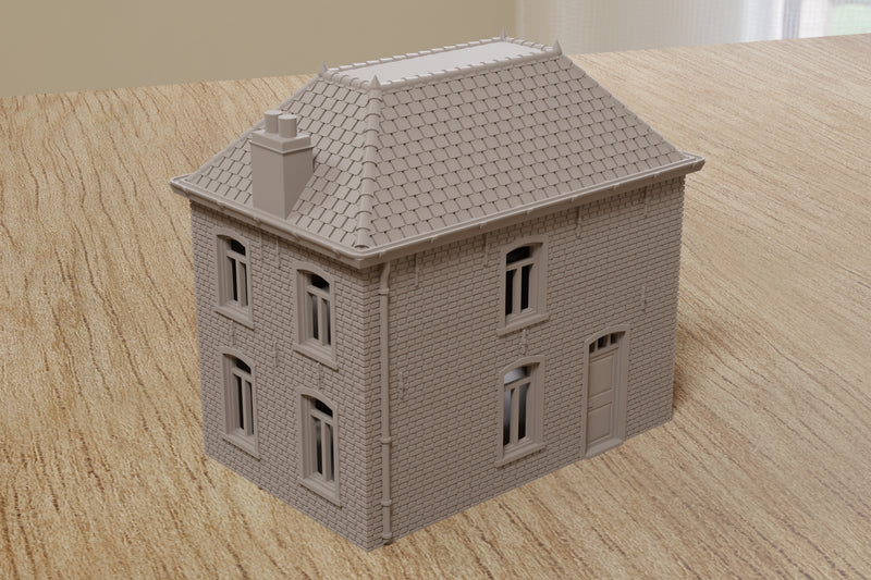 Ardennes Vielsalm Cottage – Battle of the Bulge - Digital Download .STL file for 3D Printing