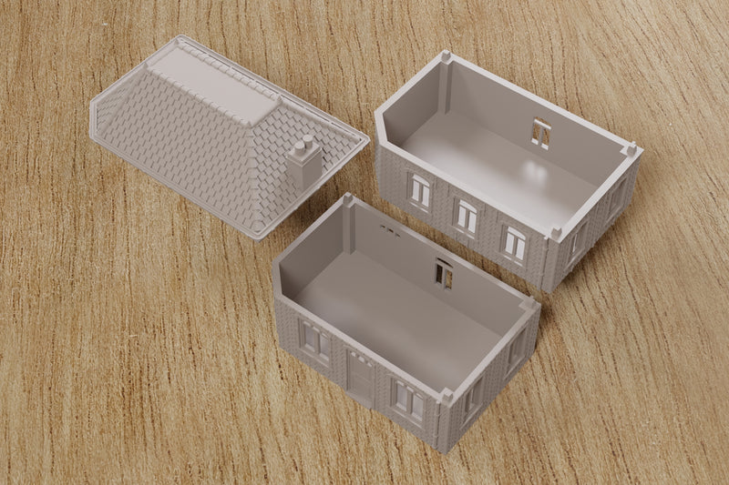 Ardennes Vielsalm Cottage – Battle of the Bulge - Digital Download .STL file for 3D Printing