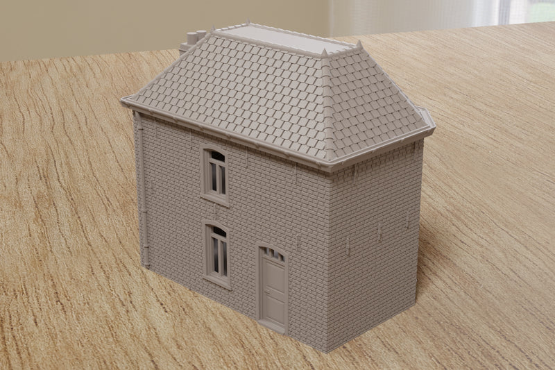 Ardennes Vielsalm Cottage – Battle of the Bulge - Digital Download .STL file for 3D Printing