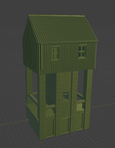 Yanov Railway Signal Tower - Digital Download .STL Files for 3D Printing