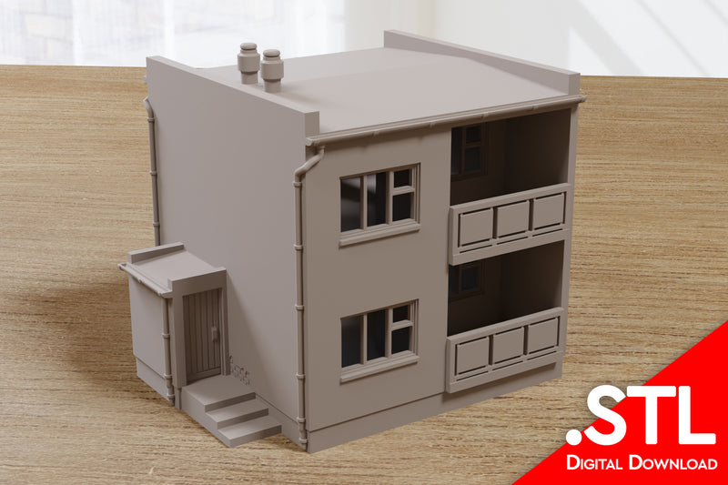 Petite maison soviétique T1 - Guerre froide - Stalker - Téléchargement numérique : fichier .STL pour impression 3D