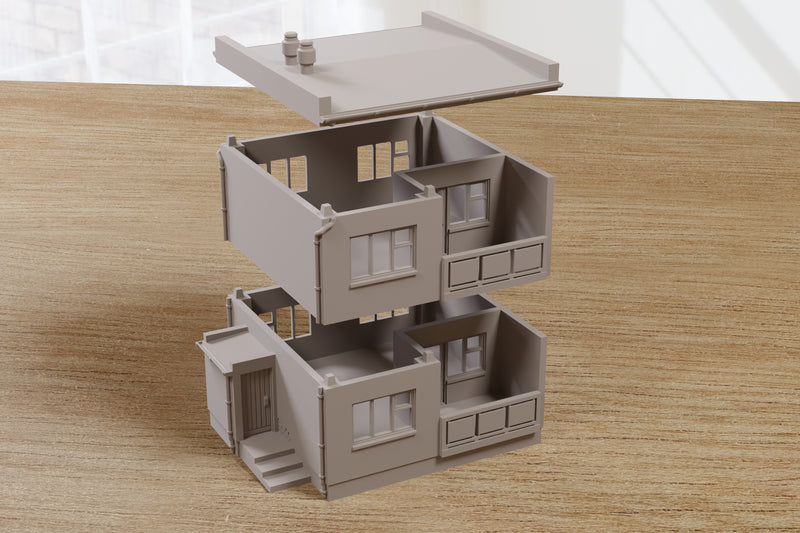 Petite maison soviétique T1 - Guerre froide - Stalker - Téléchargement numérique : fichier .STL pour impression 3D