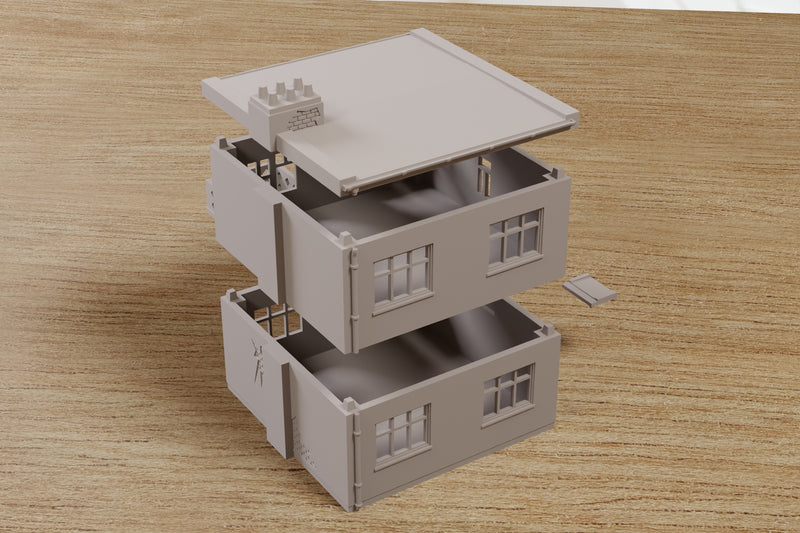 Small Soviet Block Houses Vol.1 - Cold War - Stalker - Digital Download .STL Files for 3D Printing