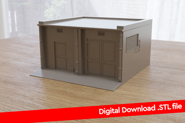 Soviet Power Substation - Digital Download .STL Files for 3D Printing