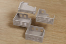 Stalingrad Ruined Townhouse / Hotel Ruin - WW2 Miniature Wargaming Terrain - Digital Download .STL file for 3D Printing