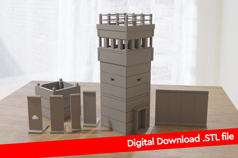 Berlin Wall Set - Digital Download .STL Files for 3D Printing