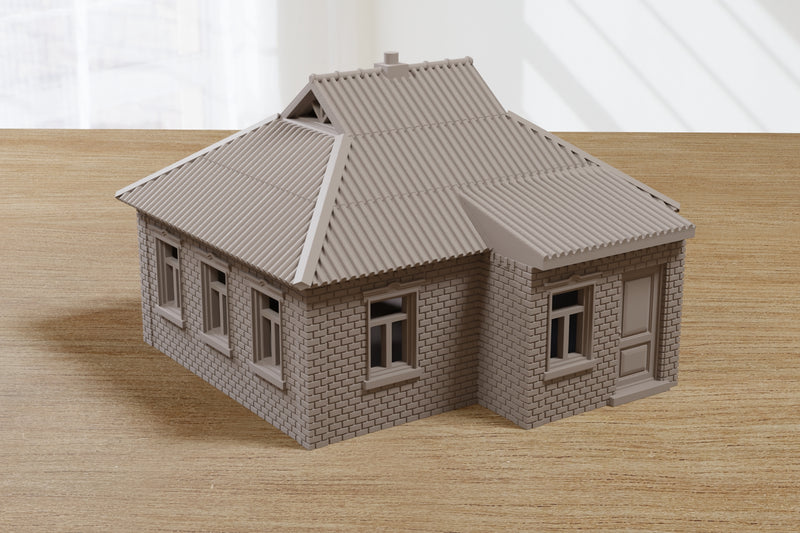 Ukrainian Surbuban / Village House USH_01 - Digital Download .STL Files for 3D Printing