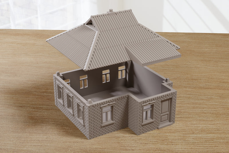 Set of Four Ukrainian Surbuban / Village Houses - Digital Download .STL Files for 3D Printing