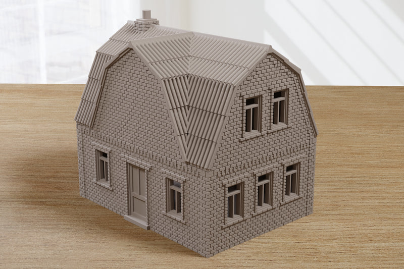 Ukrainian Surbuban / Village House USH_02 - Digital Download .STL Files for 3D Printing