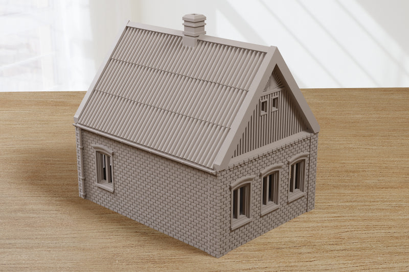 Set of Four Ukrainian Surbuban / Village Houses - Digital Download .STL Files for 3D Printing