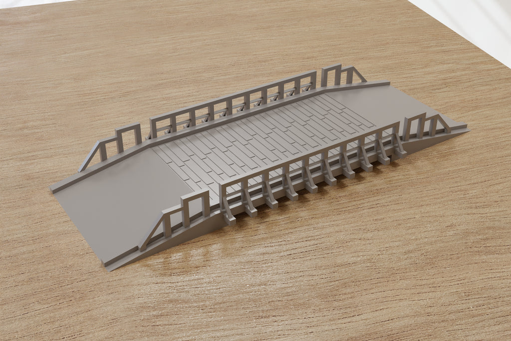 Beidge File Wooden Bridge - Digital Download .STL Files for 3D Printing