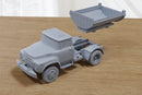 ZiL 130 Soviet Dump Truck - 28mm Miniature Wargaming / Zona Alfa / Cold War Vehicle - Digital Download .STL file for 3D Printing