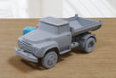 ZiL 130 Soviet Dump Truck - 28mm Miniature Wargaming / Zona Alfa / Cold War Vehicle - Digital Download .STL file for 3D Printing