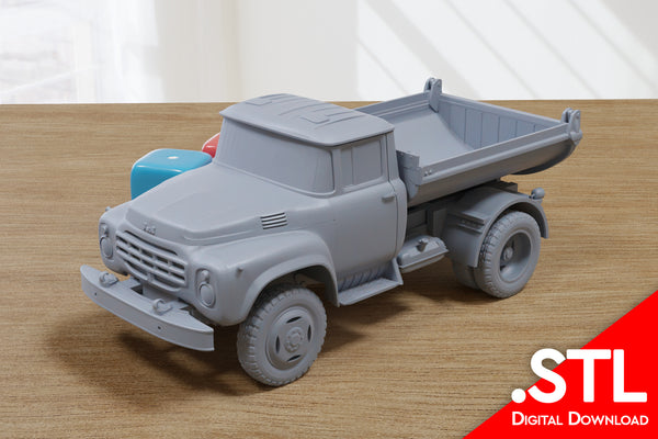 ZiL 130 Soviet Dump Truck - 28mm Miniature Wargaming / Zona Alfa / Col