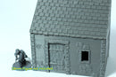 Stone Normandy Shed - 3D Printed Wargaming Terrain, 28mm Scale