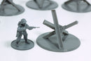 Tank Obstacle Hedgehog - 15mm, 20mm, 28mm 3D Printed Terrain for Tabletop Wargaming | Bolt Action - Set of 6pcs