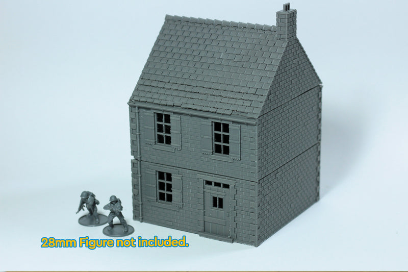 Normandy French Village Set (VOLUME 1) - Tabletop Wargaming WW2 Terrain | 15mm 20mm 28mm Miniature 3D Printed Model | Flames of War