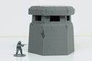 Watch Tower Bunker - Tabletop Wargaming WW2 Terrain | 15mm 20mm 28mm Miniature 3D Printed Model | Bolt Action